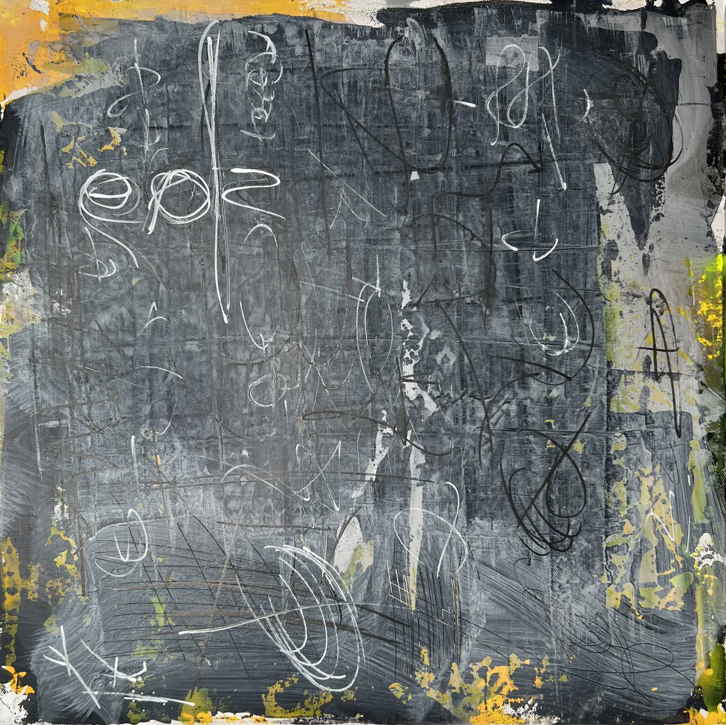 Crass Series...Slag 20"W X 20"H $500