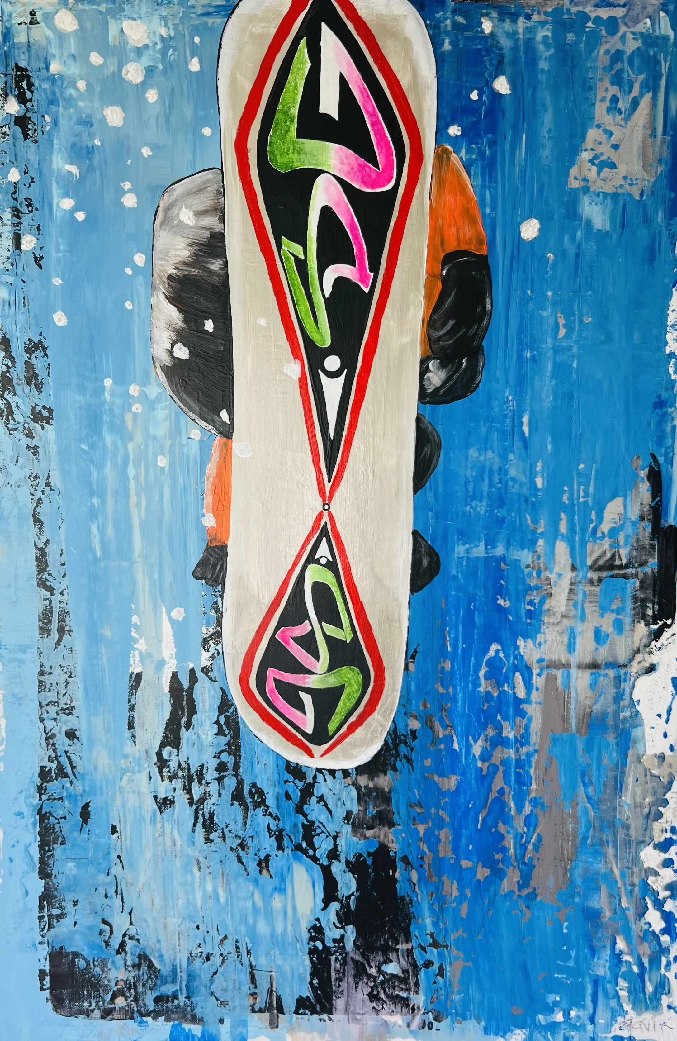 Shred  24"W  X 36"H   ***COMMISSION*** 