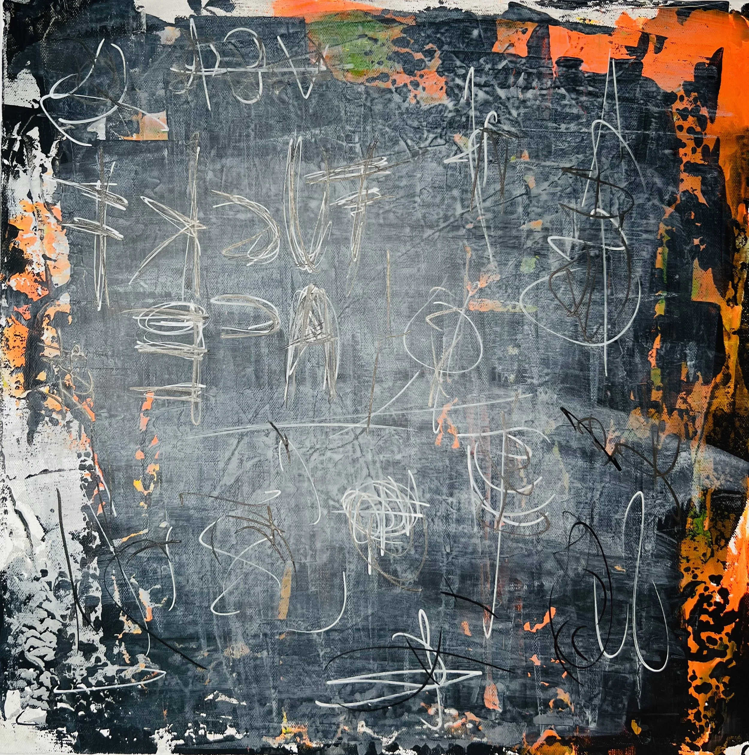 Crass Series...Fuckface 20"W X 20"H $500