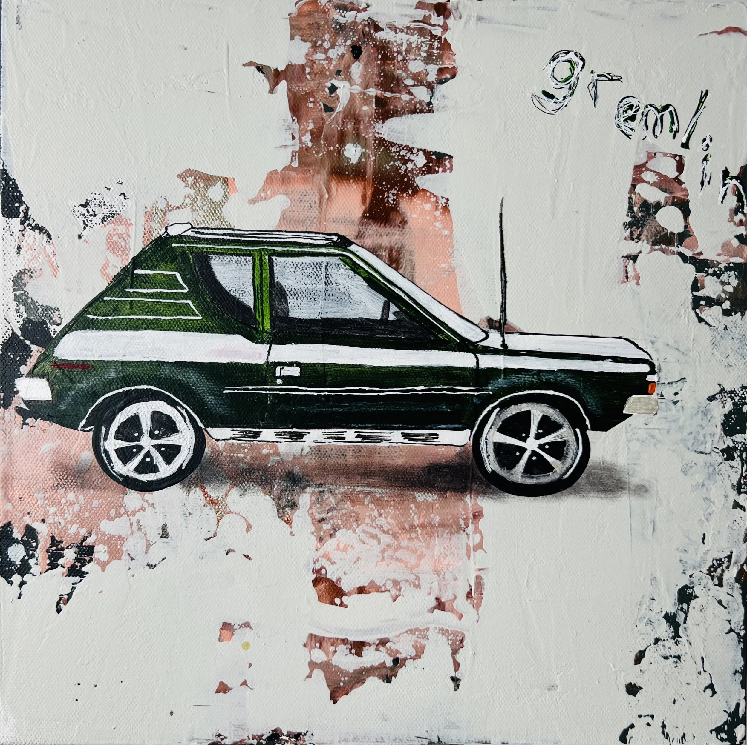 Sick Ride Series...Gremlin 12"X12" $300***SOLD***