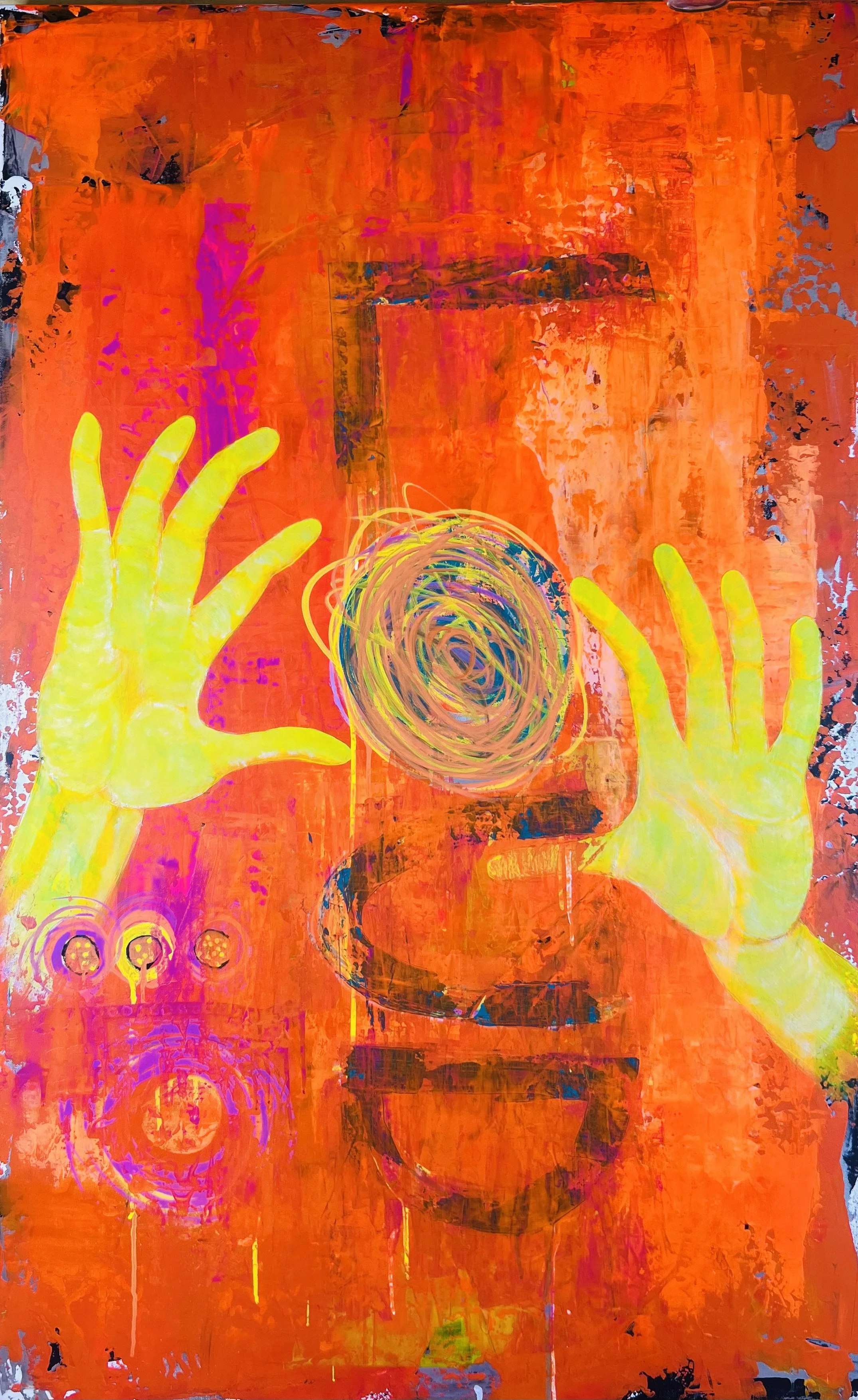ASL Series...LOUD  30"W X 48"H ***COMMISSION FOR BOOK COVER***