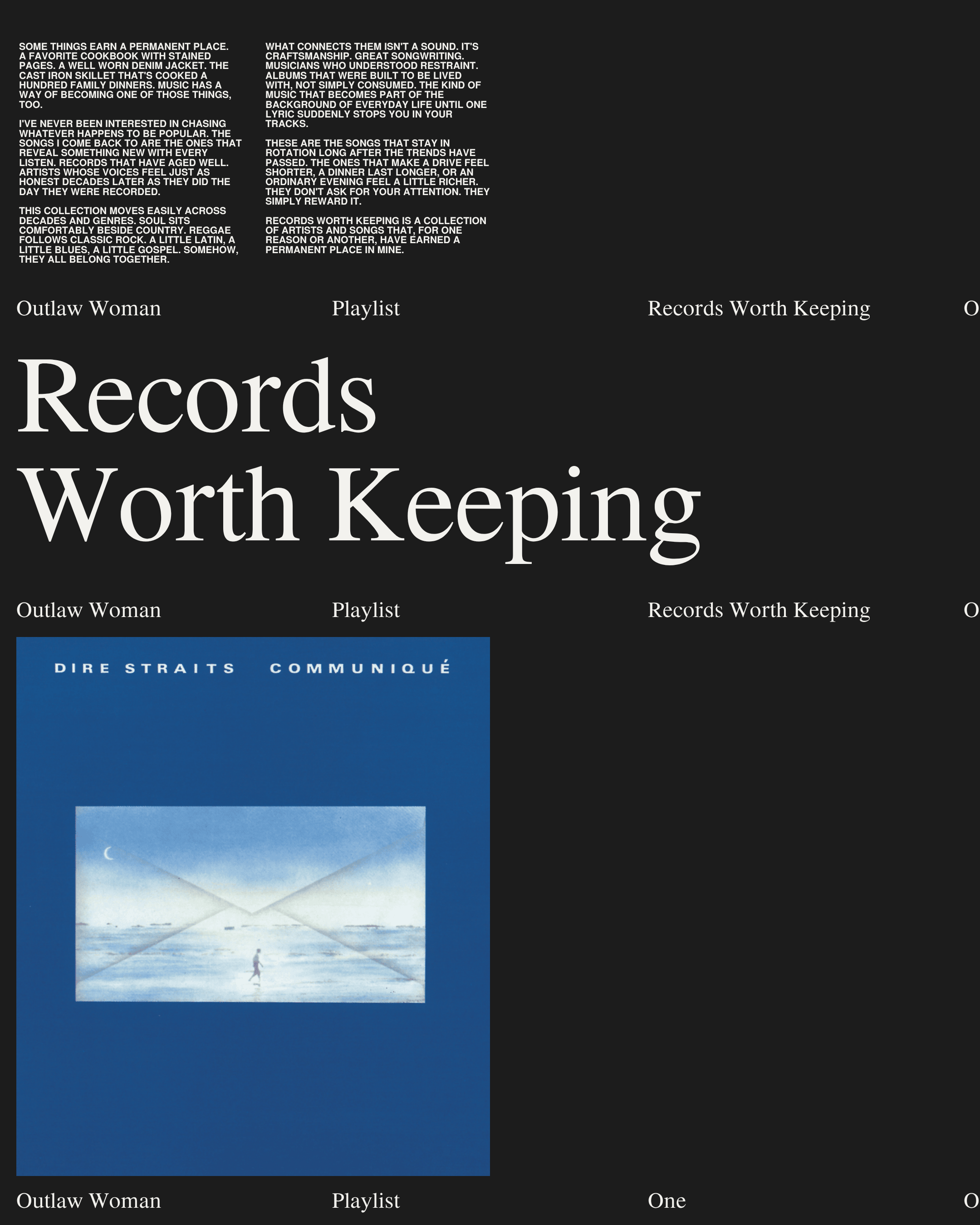 Playlist: Records Worth Keeping