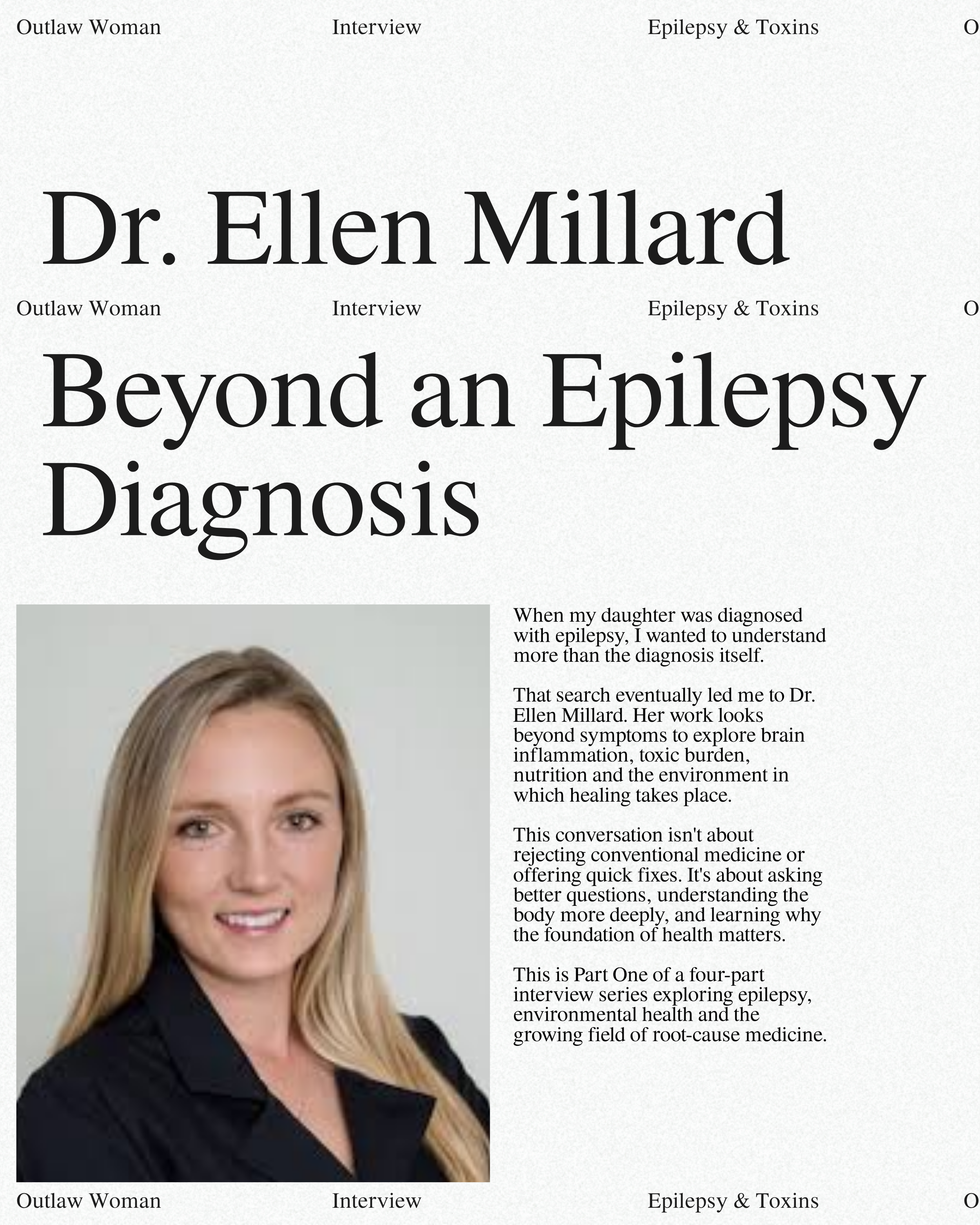 Beyond an Epilepsy Diagnosis
