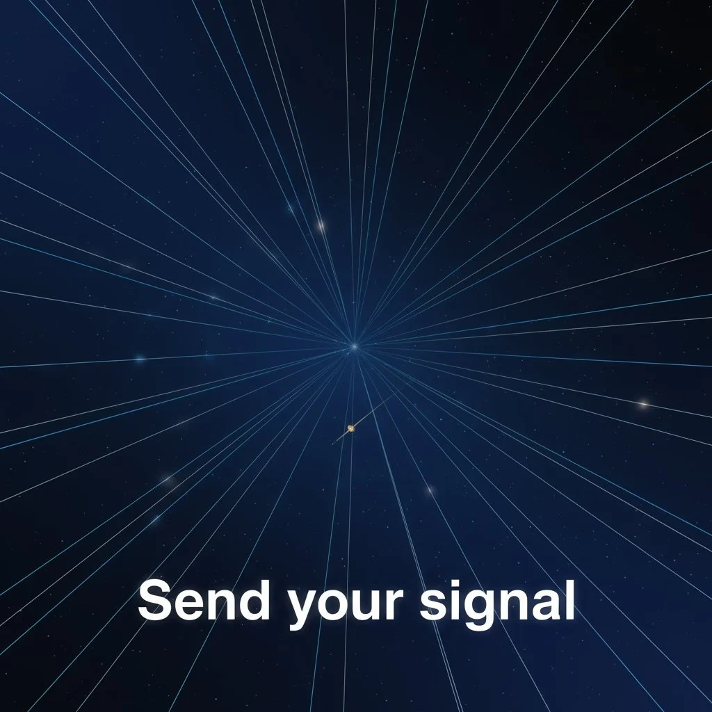 The Voyager Signal: Slow, Precise, Infinite