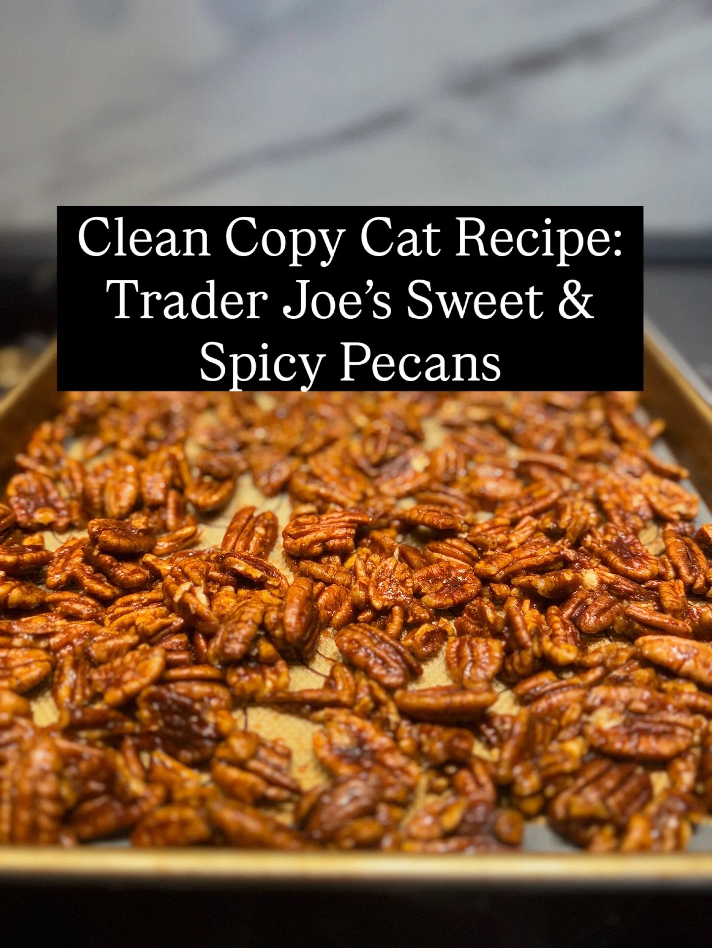 🥜✨ DIY Clean Copycat TJ&rsquo;s Sweet &amp; Spicy Pecans &mdash; free of inflammatory oils and refined sugars!

Perfect for fall snacking and charcuterie boards, as a crunchy salad topper or crumbled on top of sweet potato or butternut squash side d