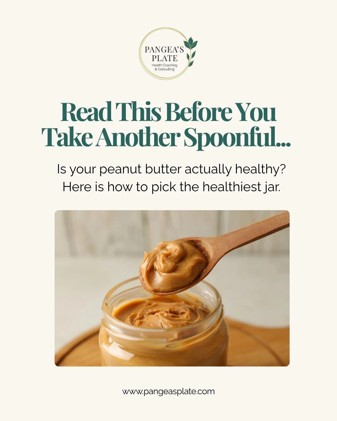🥜Not all peanut butter is created equal..

A quick look at the ingredient label can tell you a lot about the quality of what's inside the jar. Small choices like these may seem simple, but they can add up to big improvements in your overall nutritio