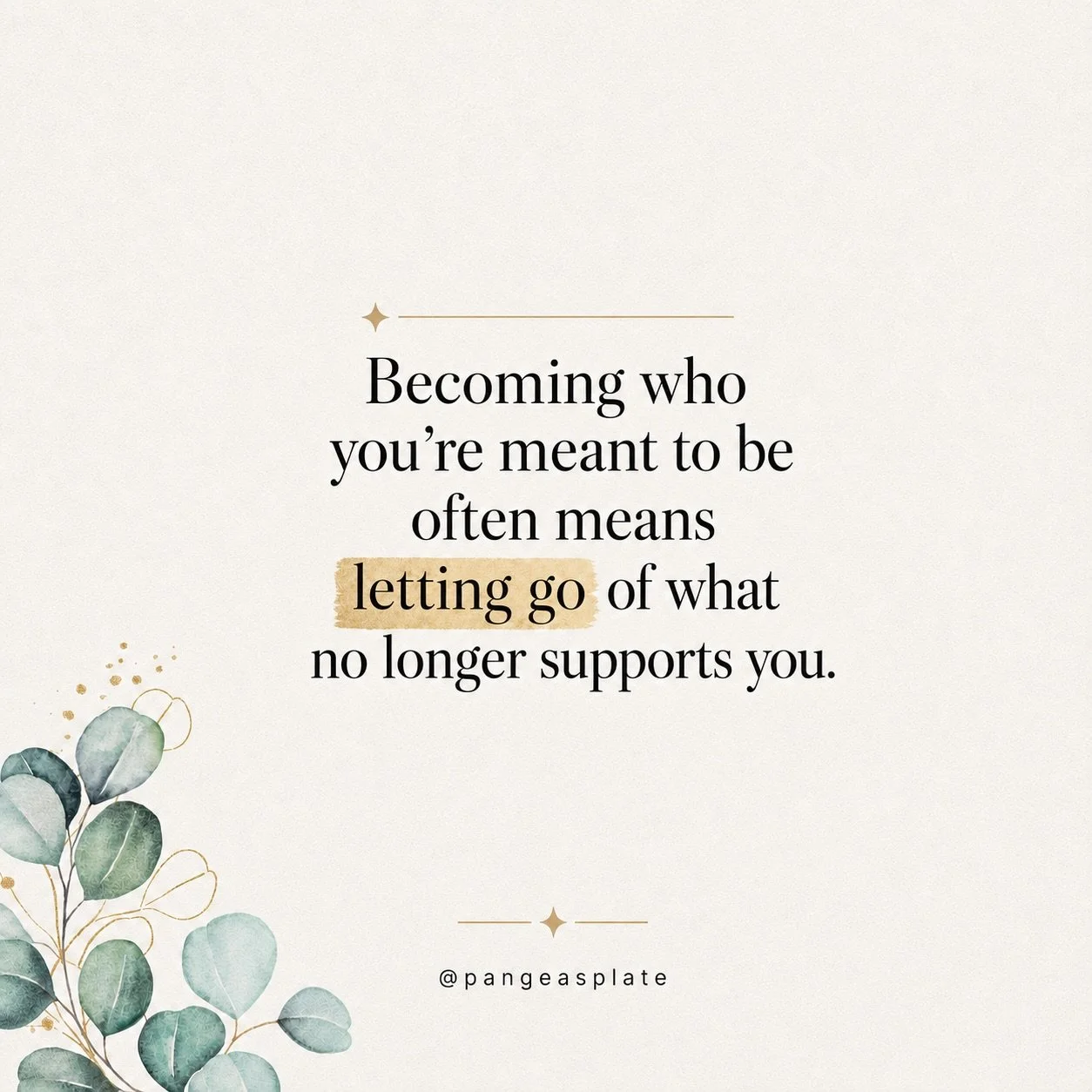Growth is not only about what we add. Sometimes, it is also about what we&rsquo;re willing to release.

That may mean letting go of habits, routines, expectations, relationships, or beliefs that no longer support the life and health we&rsquo;re worki