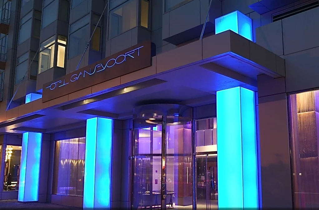 Hotel Gansevoort New York, NY LED color-changing coves and wall-washers