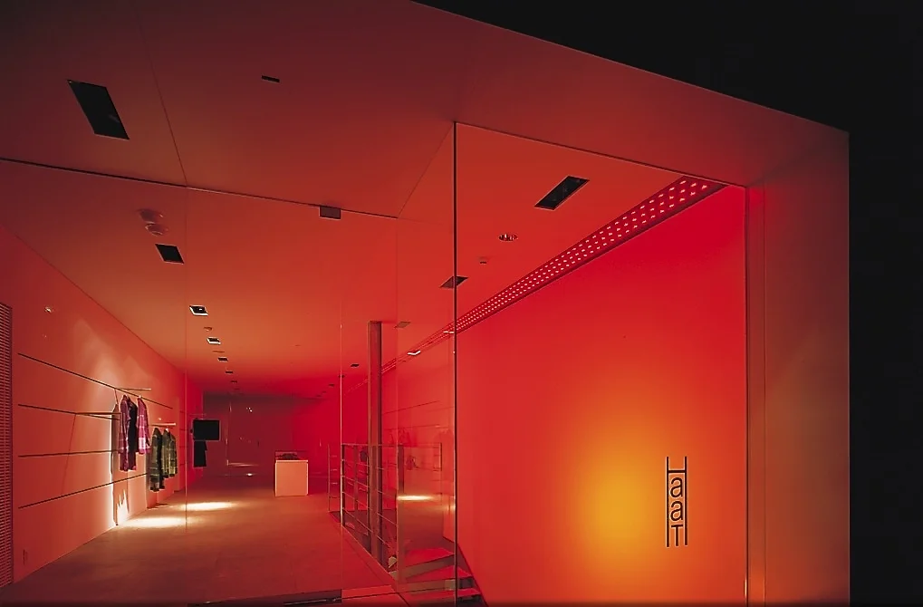 HaaT Aoyoma, Tokyo, Japan LED color-changing Mr16 spots