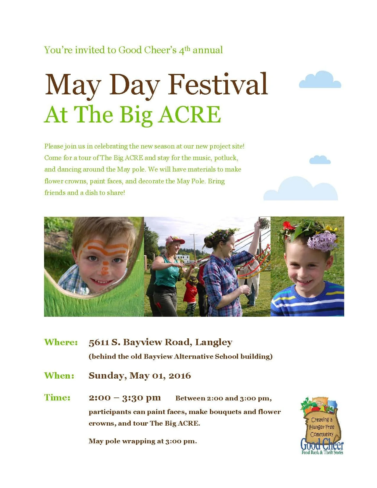 MAY 1: Come celebrate spring at The Big ACRE!