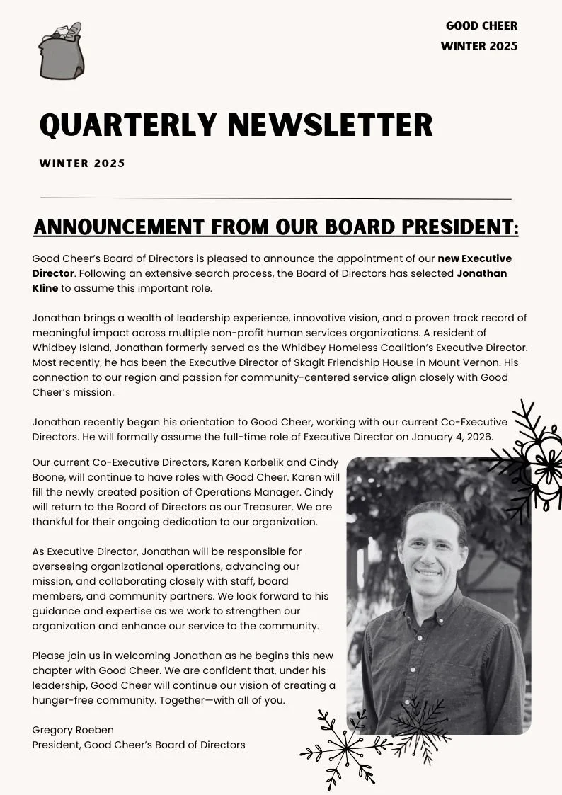 Winter 2025 Newsletter 