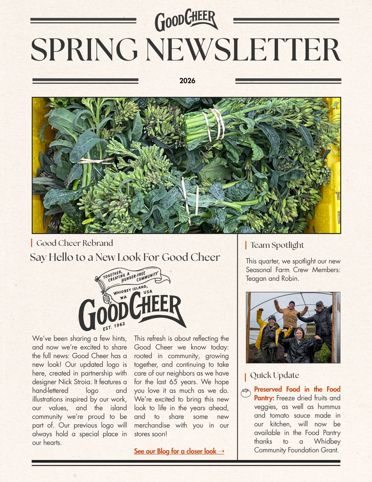 Spring 2026 Newsletter