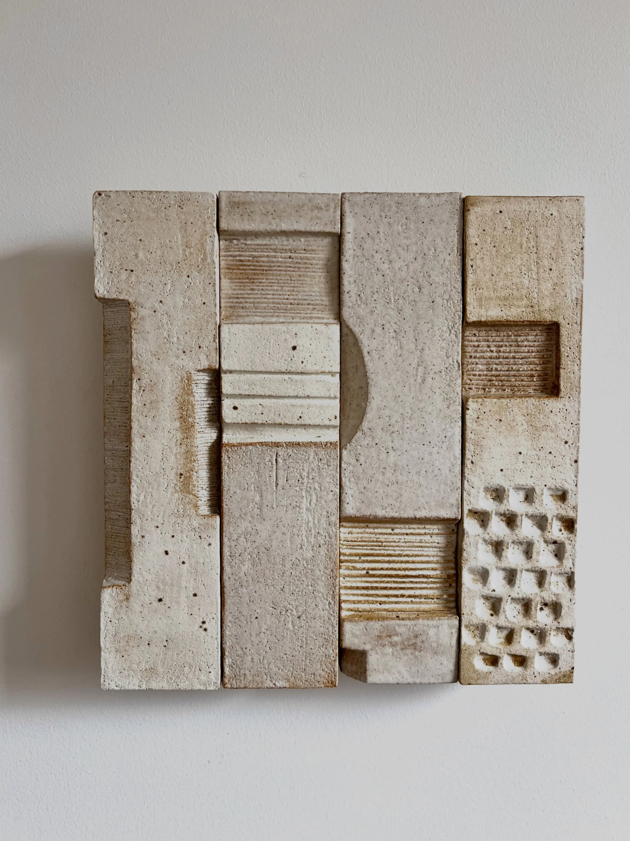 Four Piece . . .

Stoneware Wall Piece.
H20cm W19cm

Available
DM for info.