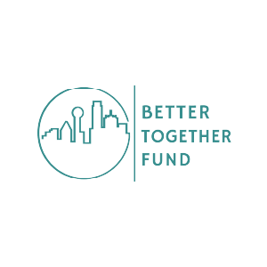 Logo featuring a city skyline inside a circle with the text ''Better Together Fund'' to the right.