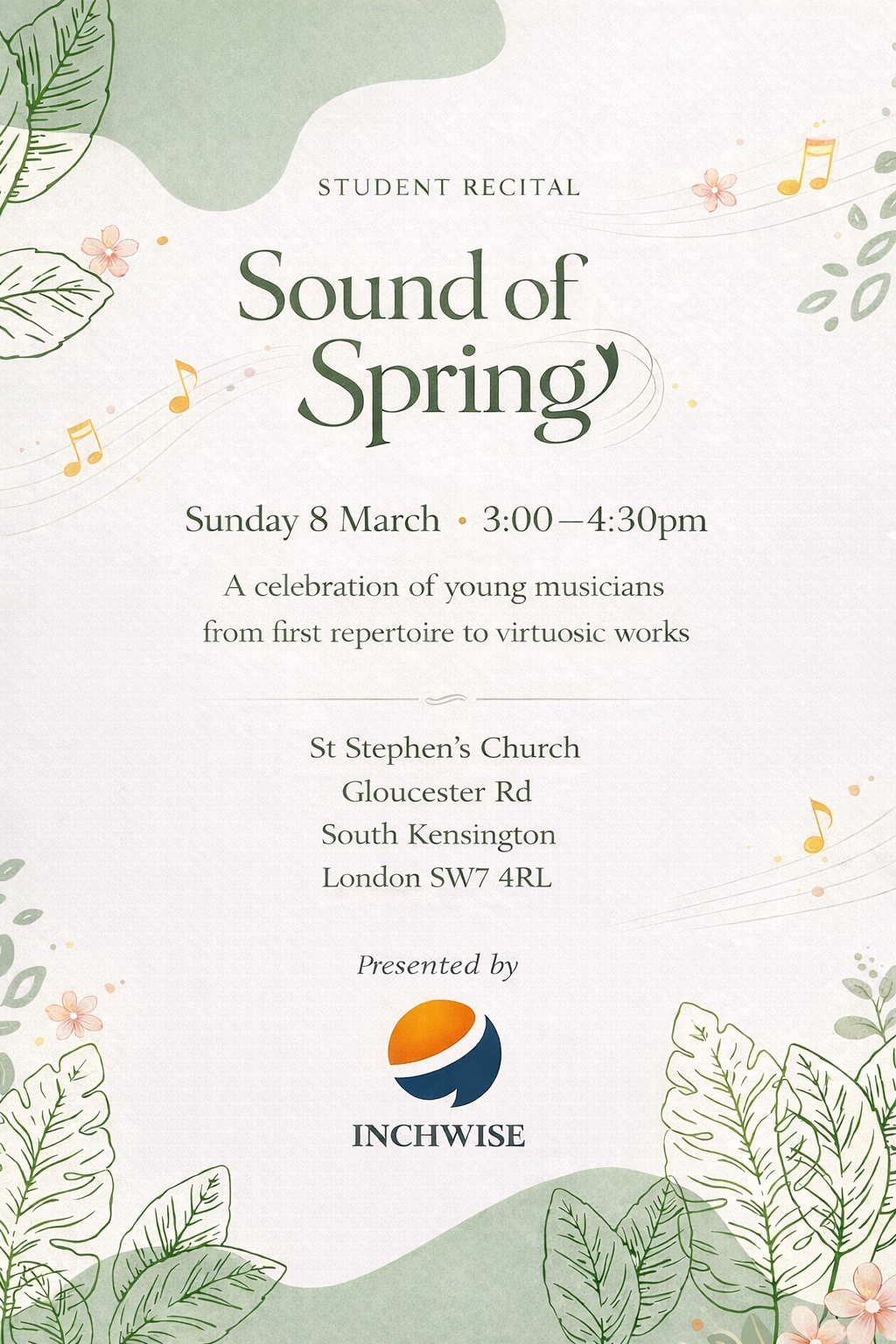 Inchwise Music Series: Sound of Spring