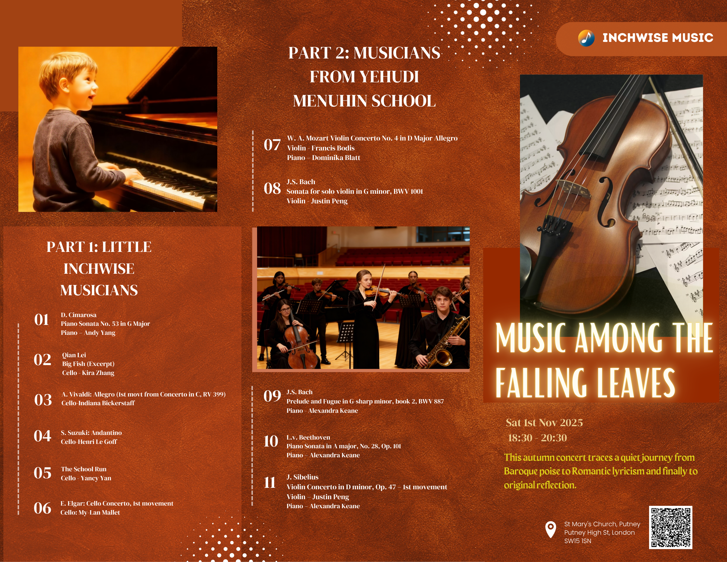 Inchwise Music Series: Music in the failing leaves