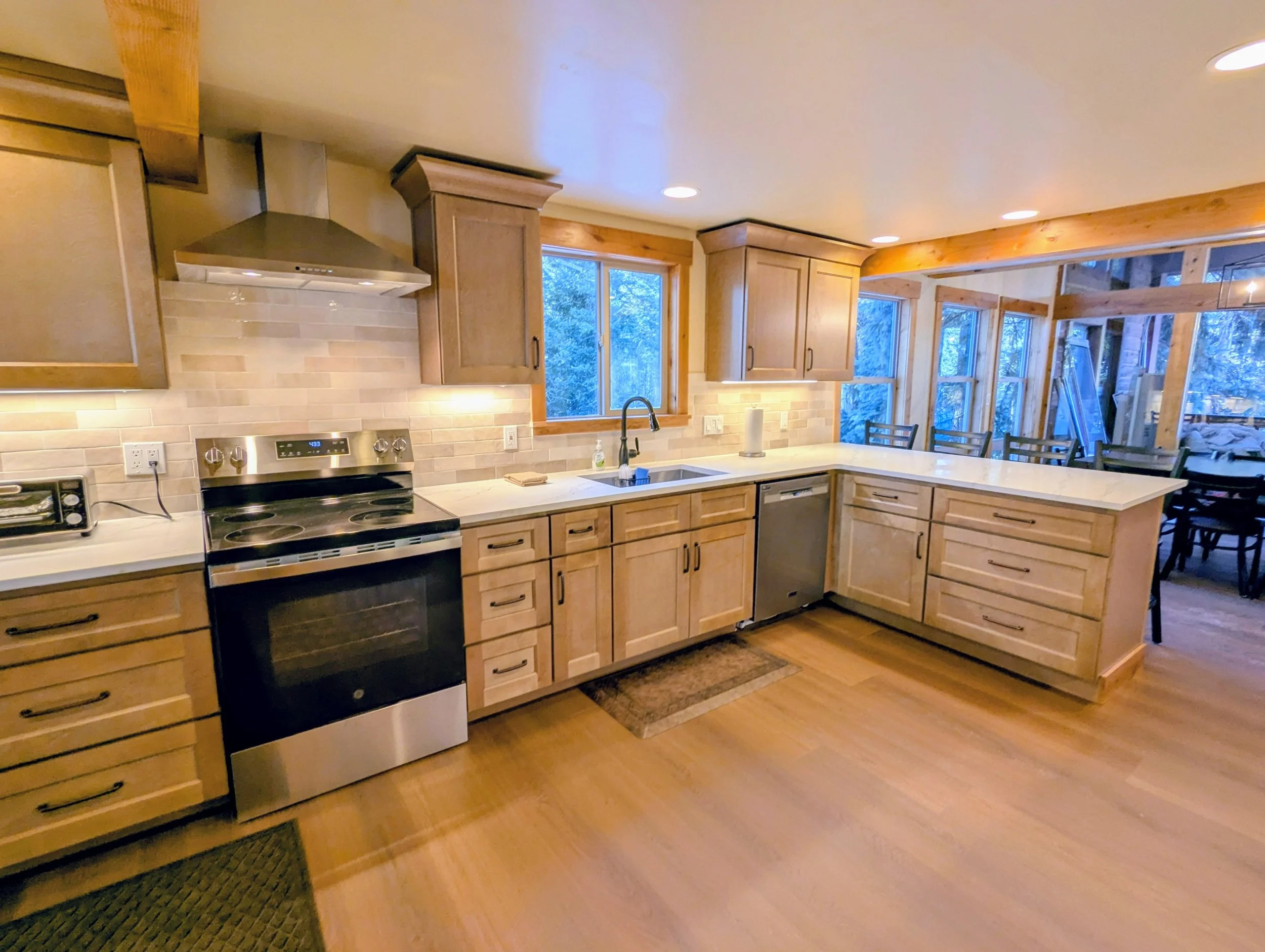 Semi-Custom Kitchen built for short-term rental property near Purgatory Ski Resort. 
