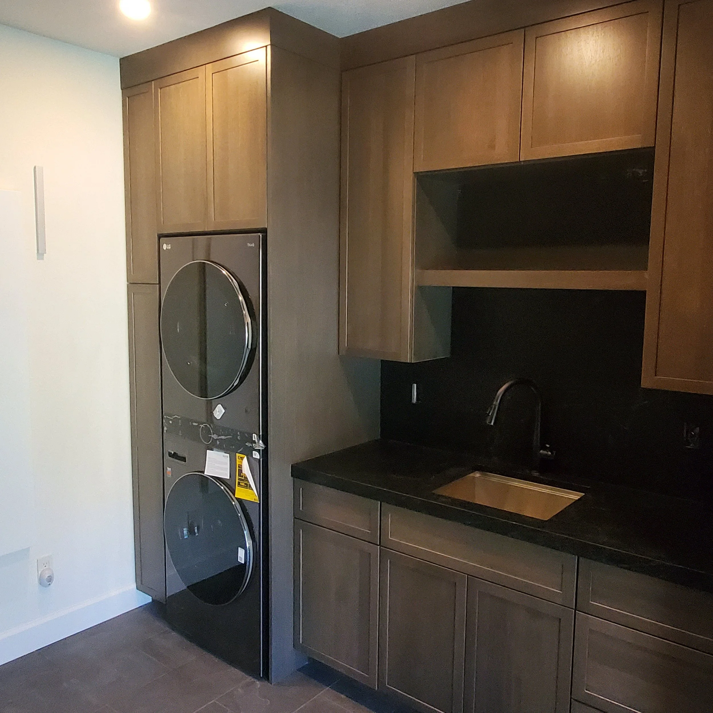 Cabinetry remodels are within reach with Animas Kitchen & Bath in Durango, CO. See this beautiful laundry room.