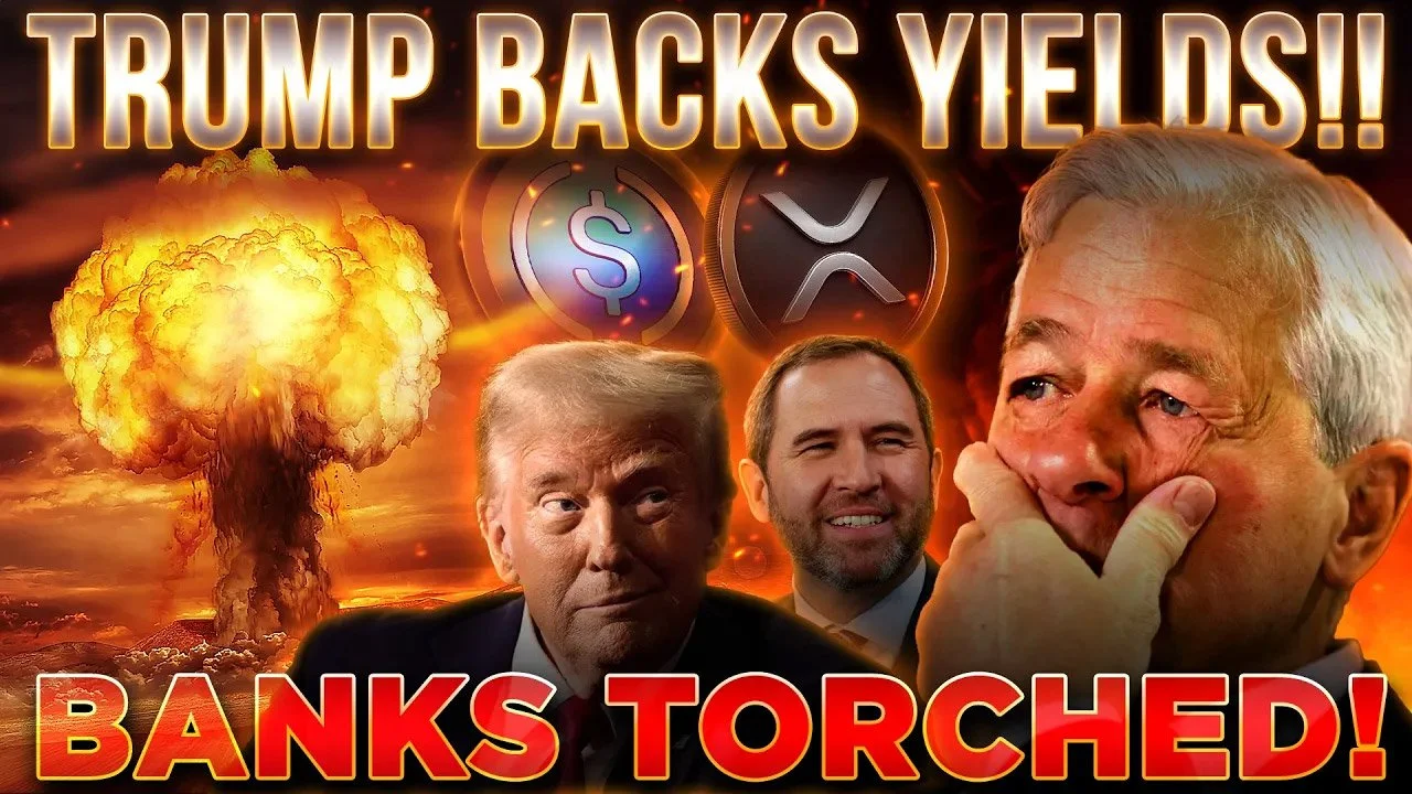 Trump Just NUKED Banks Over Stablecoin Yields!!!