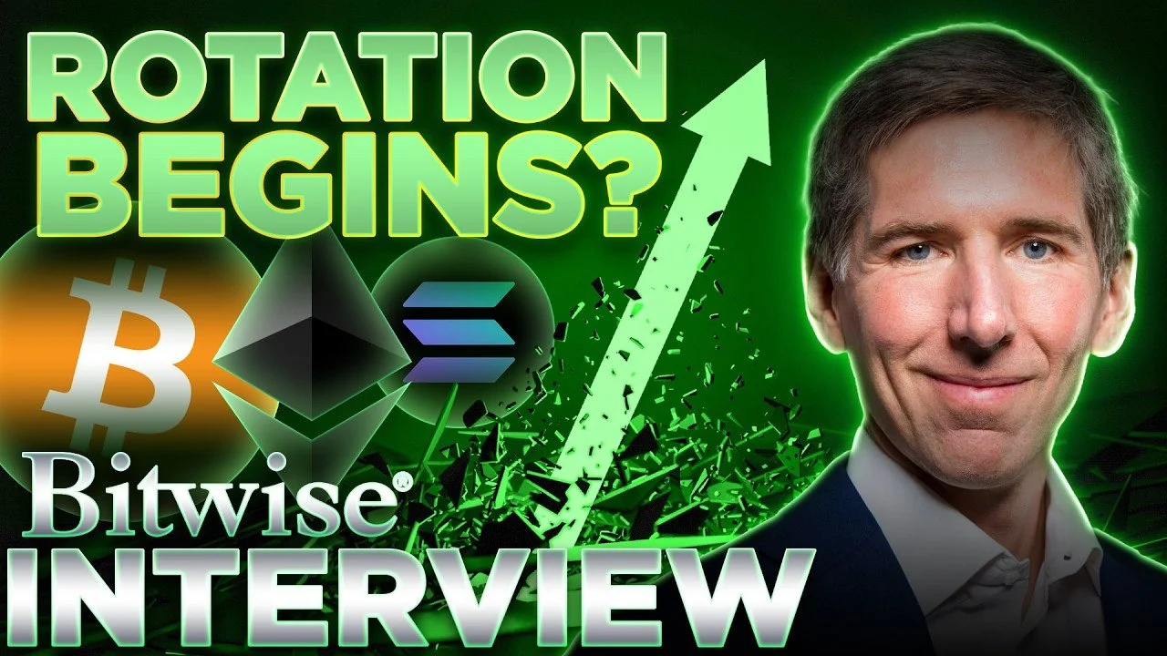 Crypto Rotation Begins? Bitwise Matt Hougan INTERVIEW