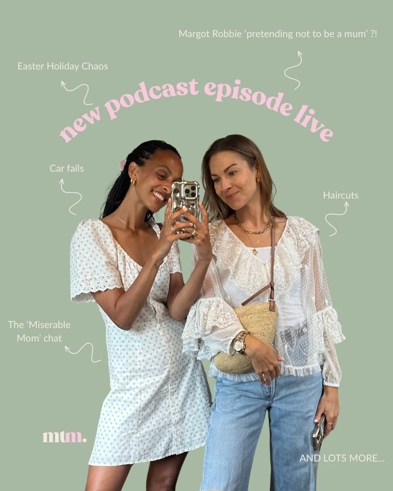 HAPPY POD DAY 🥳 episode link in bio &amp; on stories, would love to hear your thoughts and any topics or guests you&rsquo;d like to hear from!! 

#podcast #newepisodealert #motherhood #reality