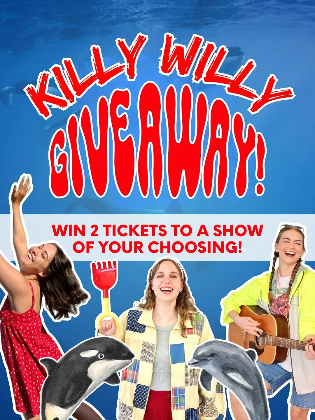 💦 KILLY WILLY GIVEAWAY 💦

We are officially 1 week away from opening, and it&rsquo;s time for a giveaway! Winner will receive a free pair of tickets to any show of their choosing! 🪸

How to Enter:
1. Follow @firstborntheatre
2. Like this Post
3. T