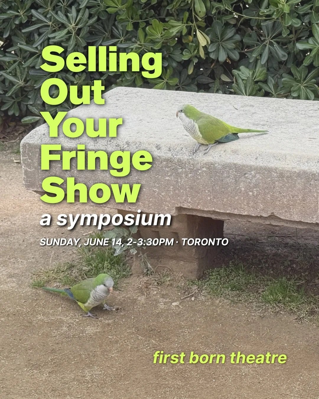 We see Fringe tickets just went on sale, and boy do we have the seminar for you&hellip;

🎟️ 🎟️ Producing your first Toronto fringe show? Want to get some butts in seats? First Born Theatre is here to help you. With two sold-out fringe shows under o
