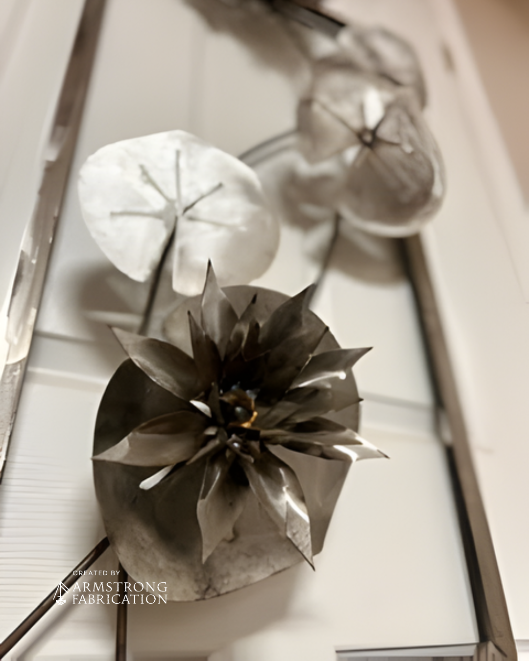 Water Lillies – Steel Wall Piece - detail.png