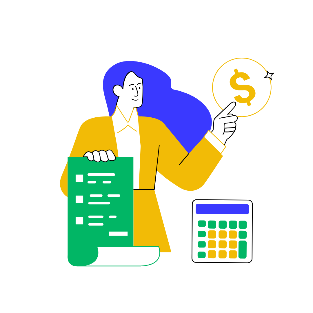 Ilustración de una trabajadora