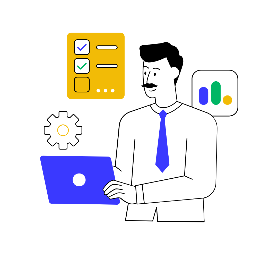 Ilustración de un trabajador