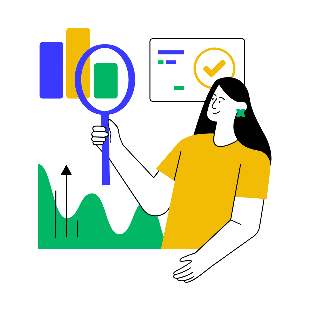 Ilustración de una trabajadora