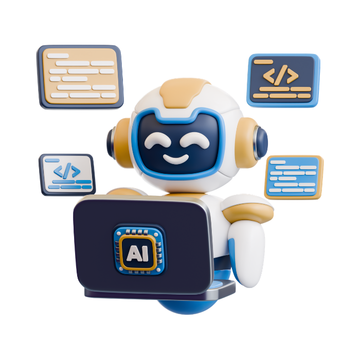 Ilustración de un robot representando la IA agentica