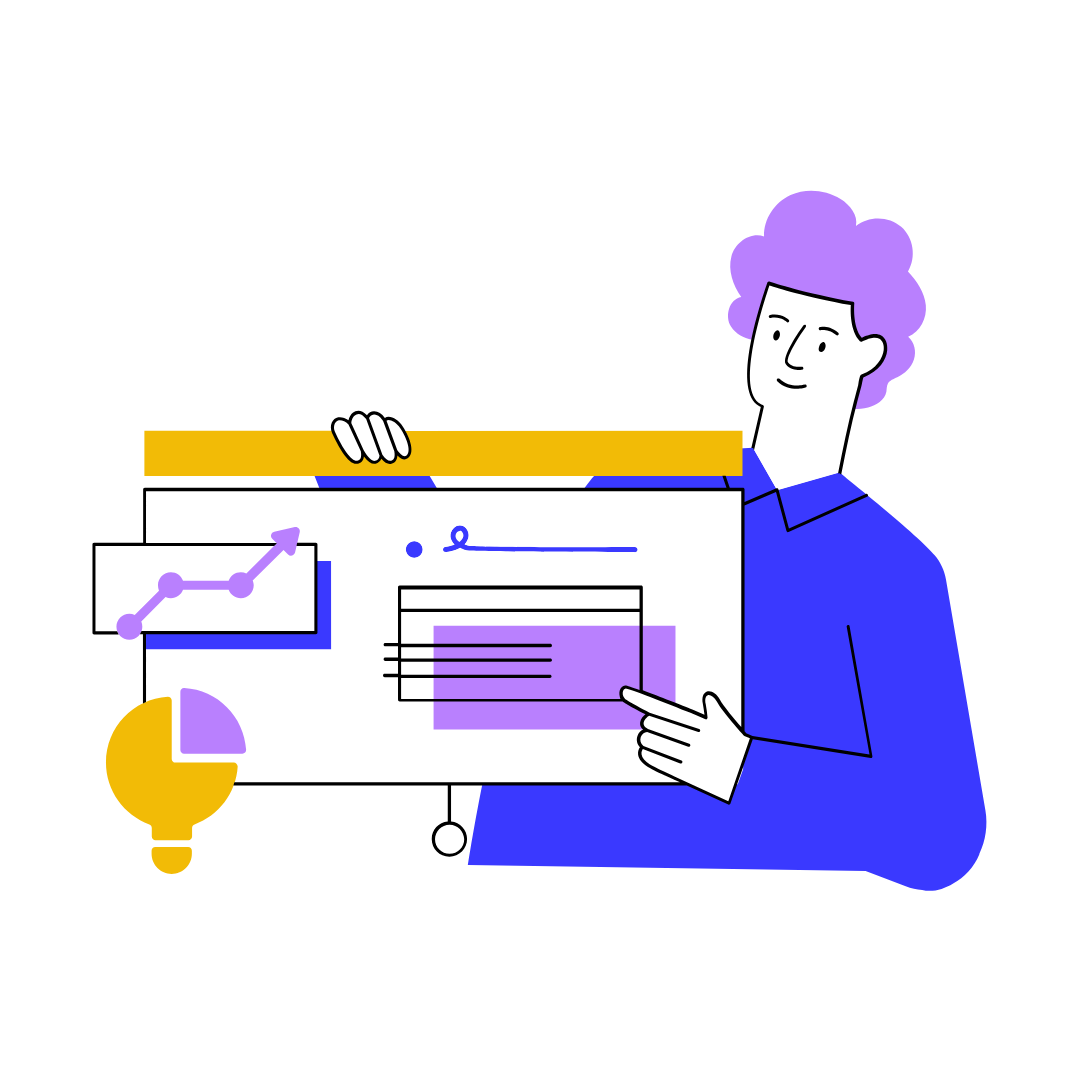 Ilustración de un trabajador