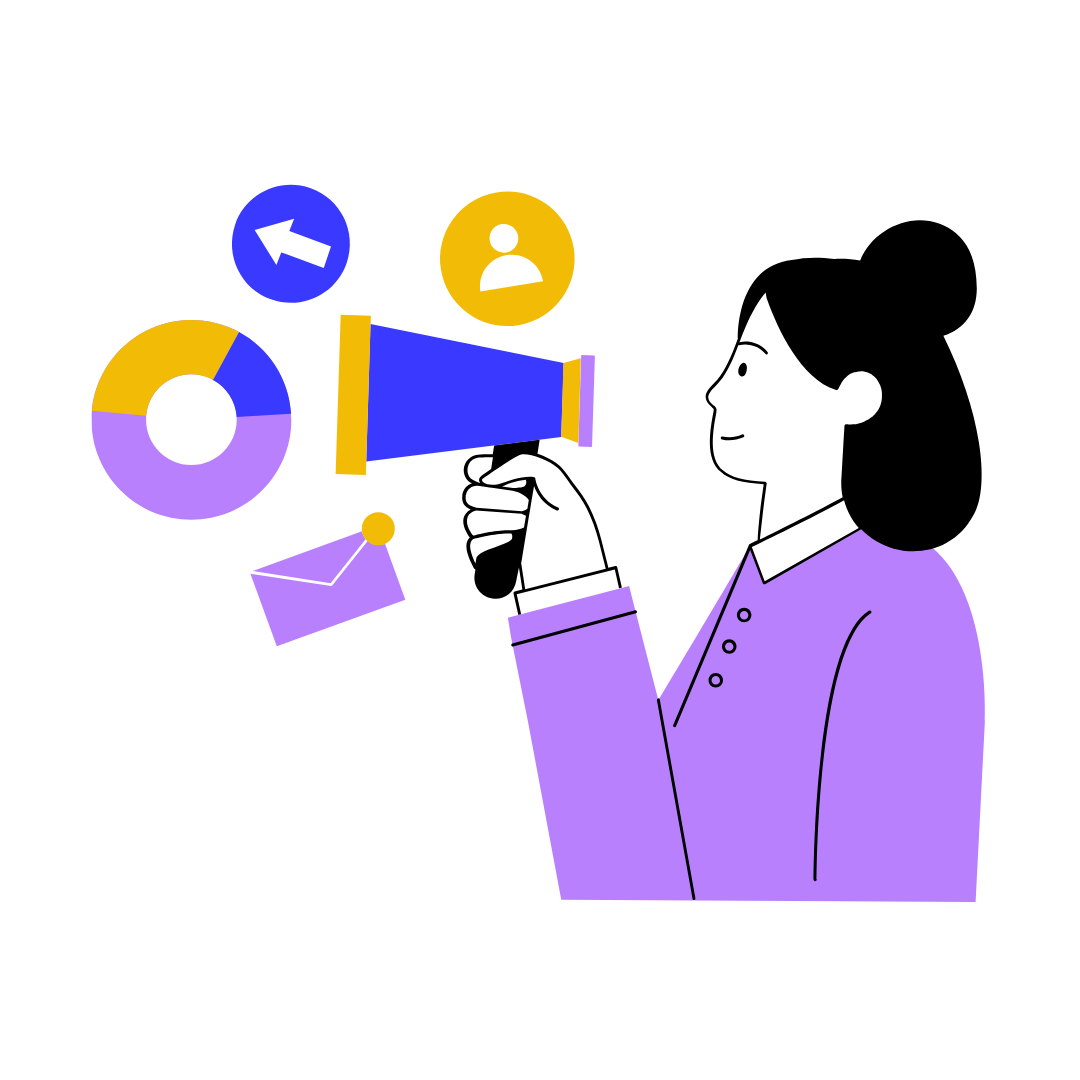 Ilustración de una trabajadora