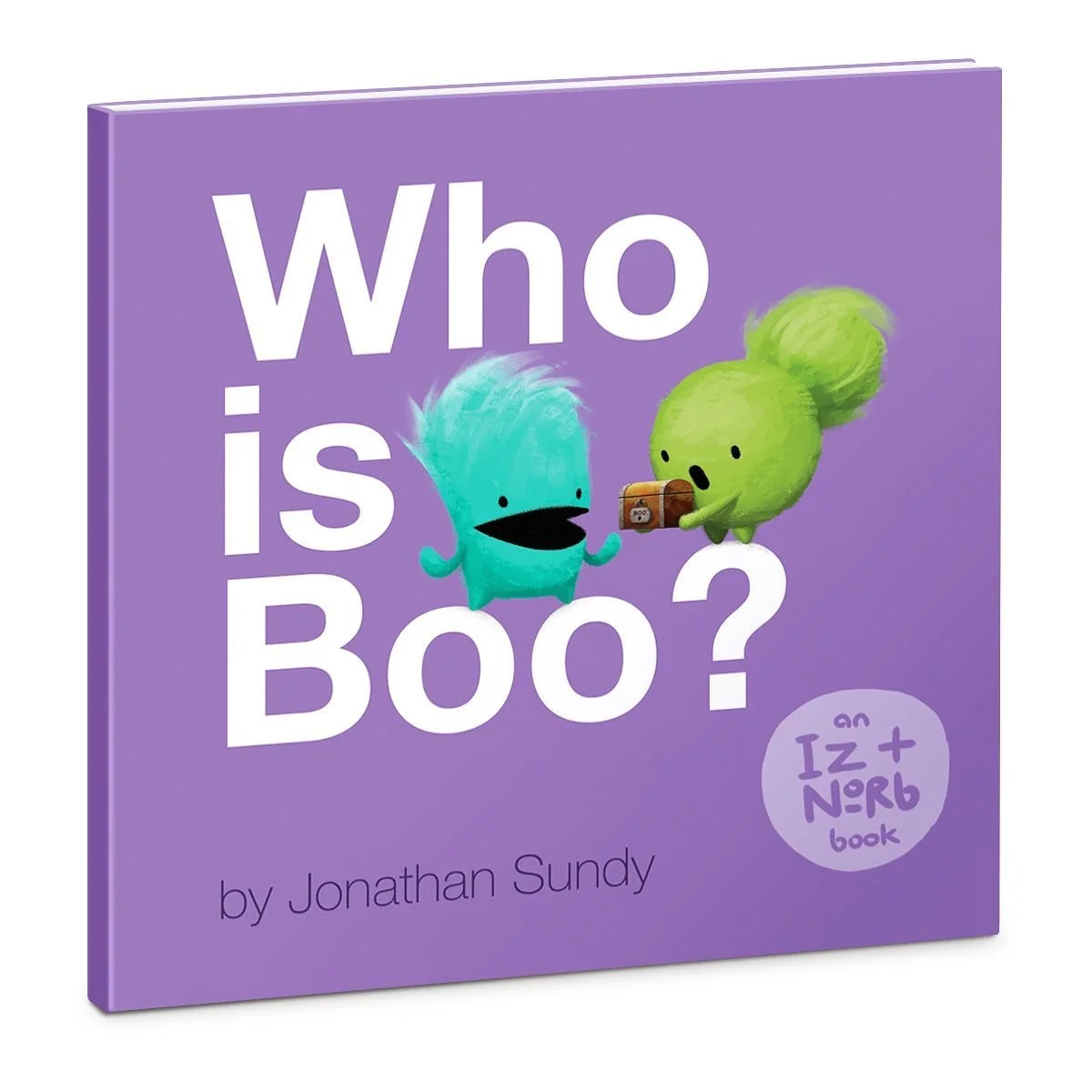 It's HERE! The second Iz &amp; Norb adventure, Who is Boo?, is available now (link in bio). Iz and Norb are best friends and they're on a treasure hunt! After digging up a mysterious box, they go searching for its reclusive owner. This rollicking, rh