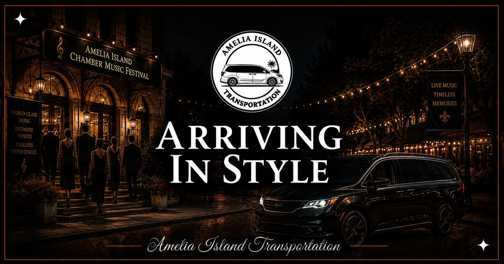 Arriving in Style: Professional Transport for the Amelia Island Chamber Music Festival