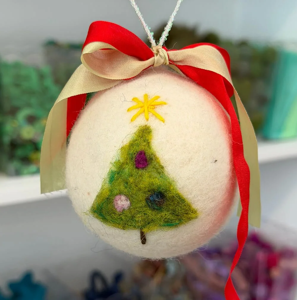 Felted Ornament workshop