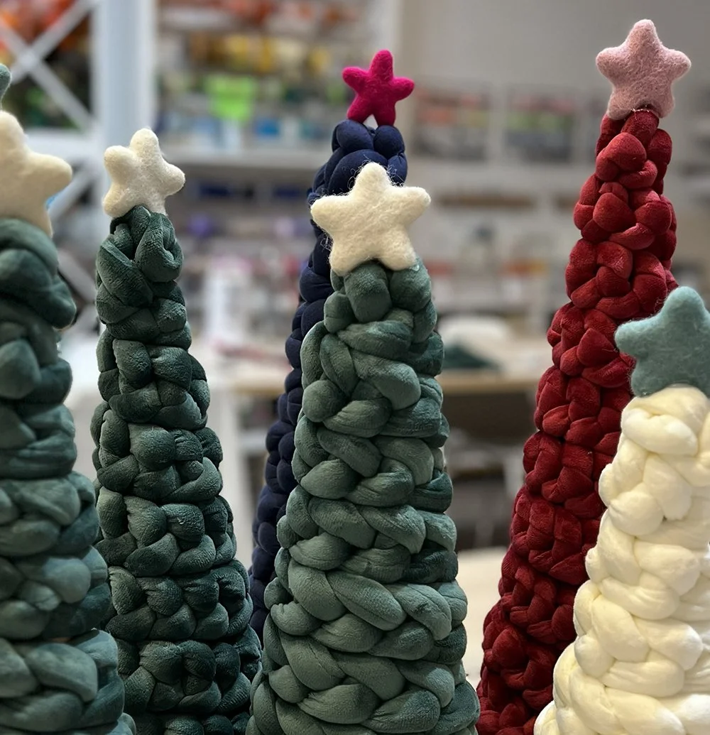 Crochet wrapped tree