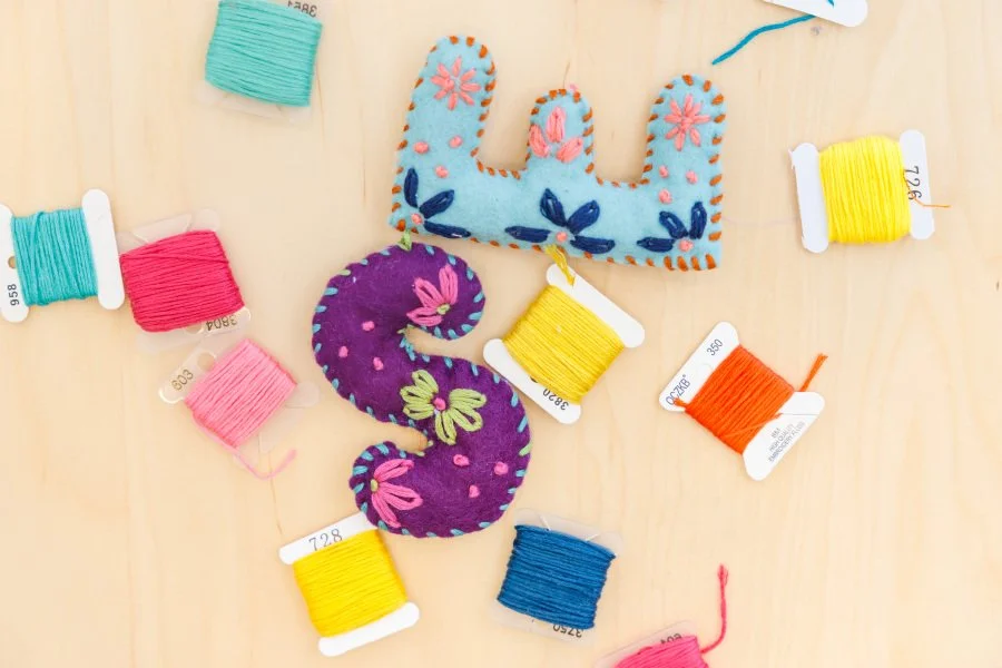 Hand Embroidered Monogram