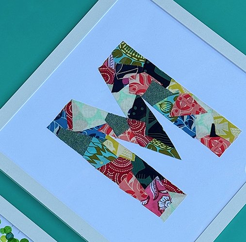Fabric Sticker Monogram
