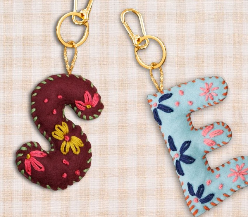 Hand Embroidered Monogram