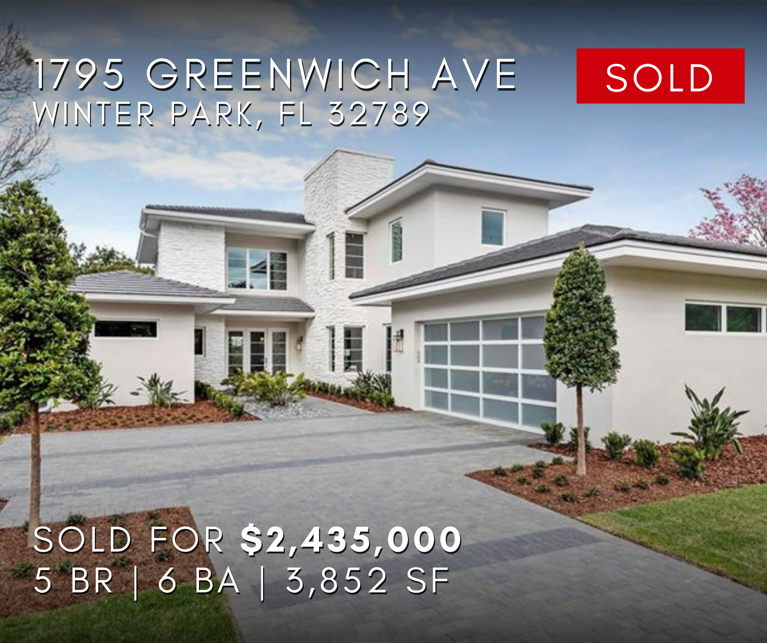1795 Greenwich Avenue, Winter Park, Florida 32789, Sold Home