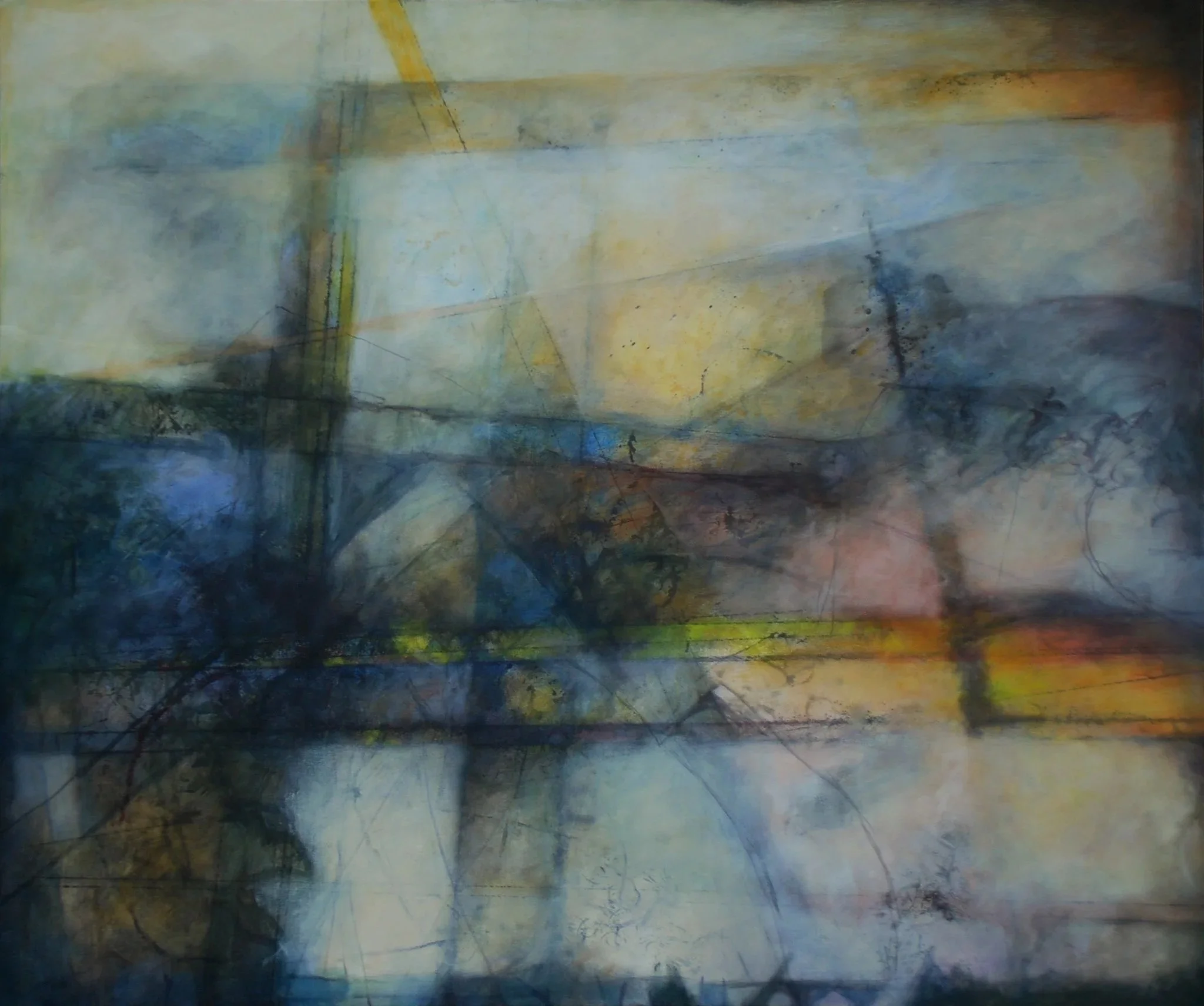 Trillium 24 (acrylic on canvas 54x64)