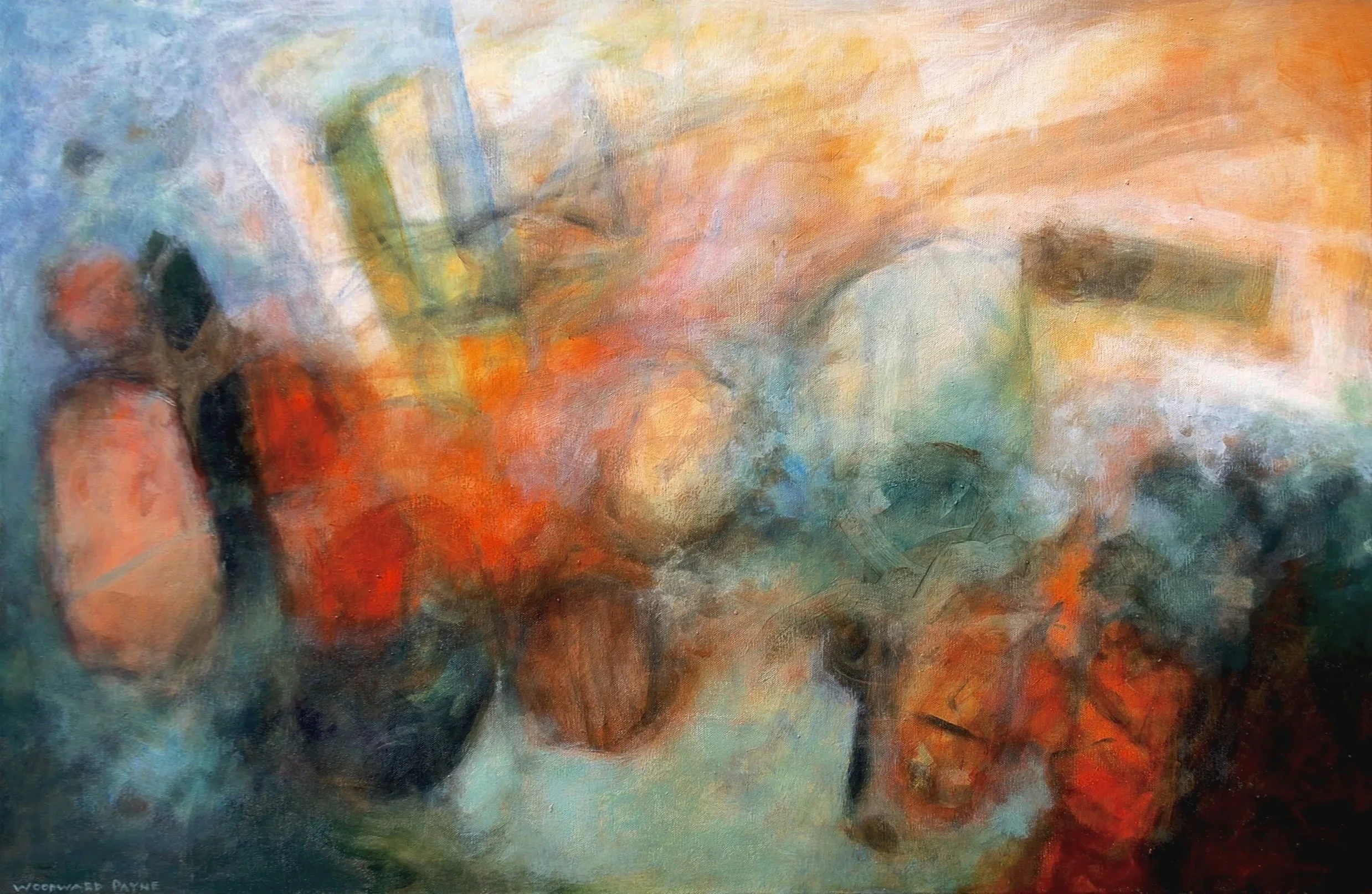 Madera VI, acrylic on canvas 24x36
