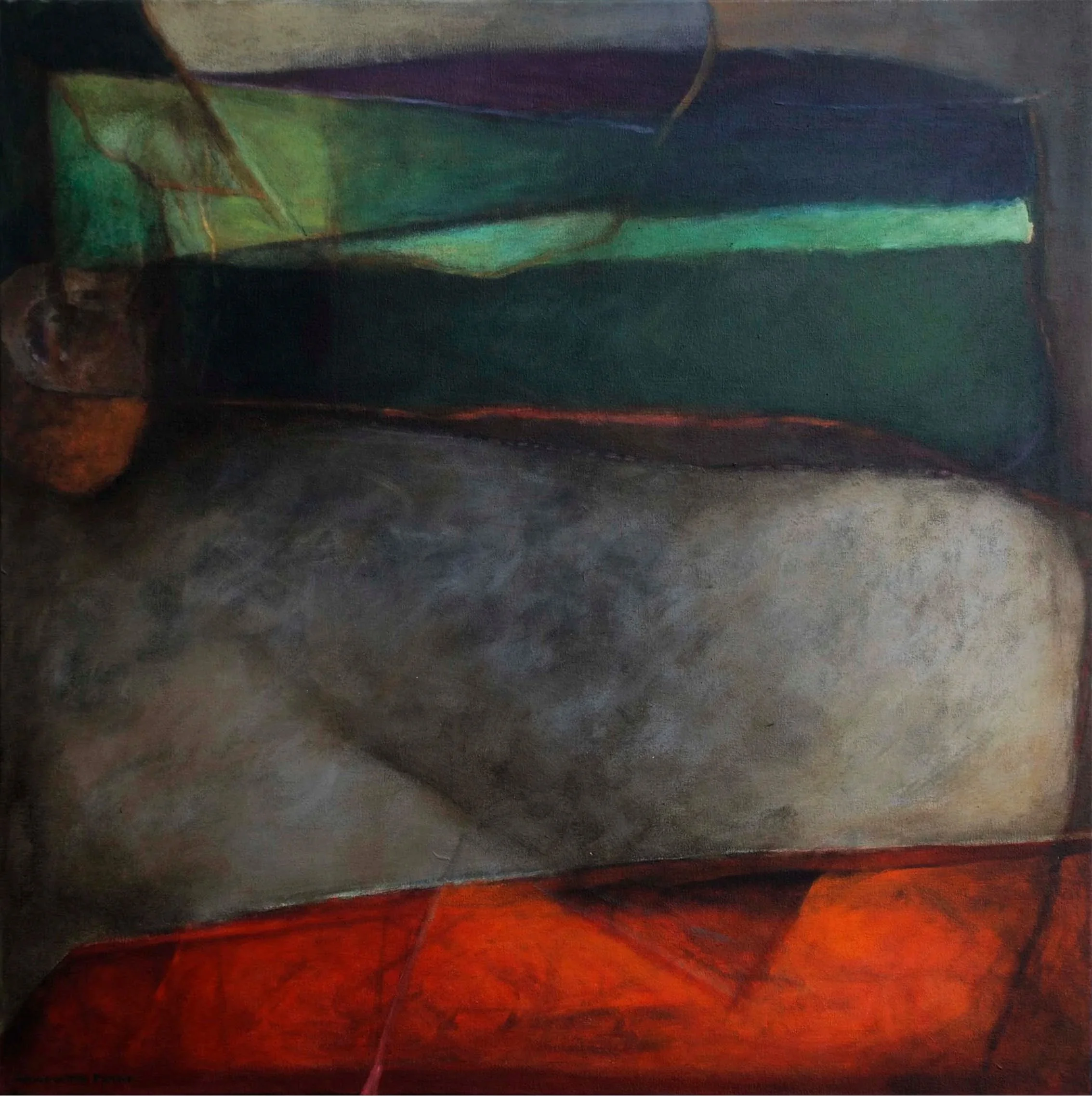 Madera XXIII, acrylic on canvas 36x36