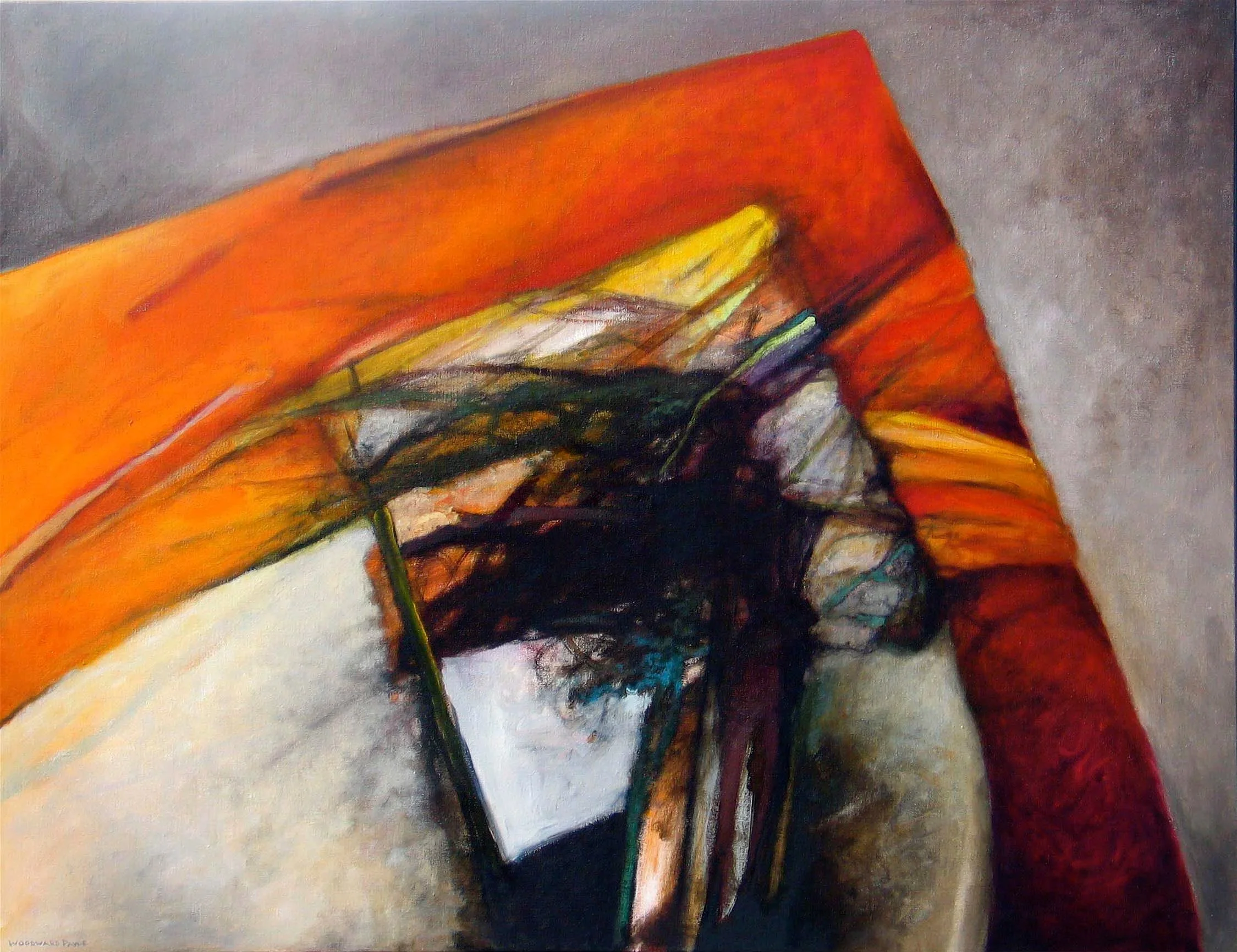 Tamalpais III, acrylic on linen 34x45