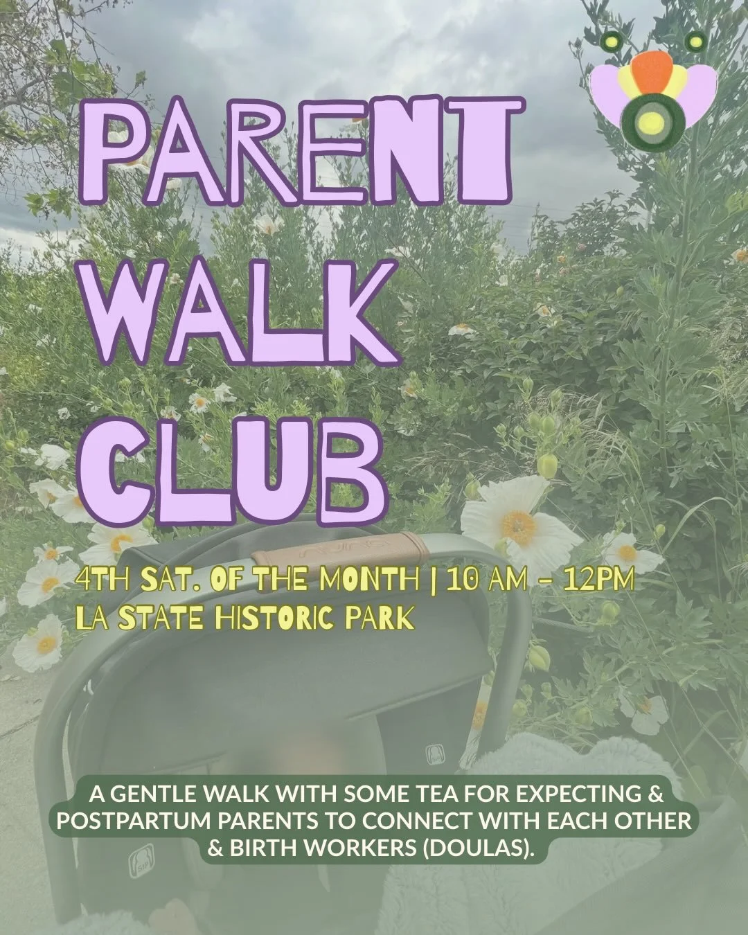 a soft space for expecting and postpartum parents to ground &amp; connect.

We&rsquo;ll do a .5/1 mile walk around the part followed by a circle with me &amp; other doulas (tbd). 

DM for more details. 

🦋✨🧘🏽🕸️

#LADoulaHub #CommunityCare #FullSp