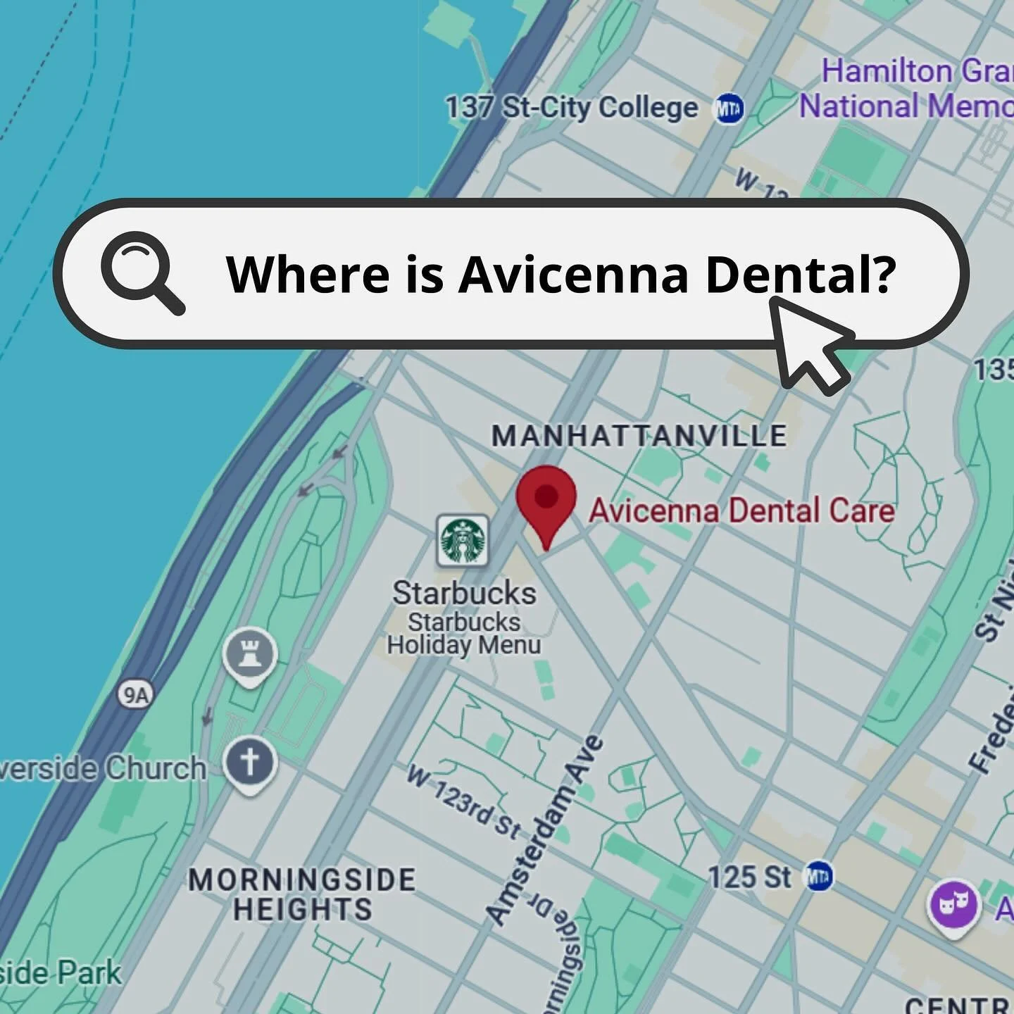 Avicenna Dental is located in the heart of Manhattanville! #125thstreet