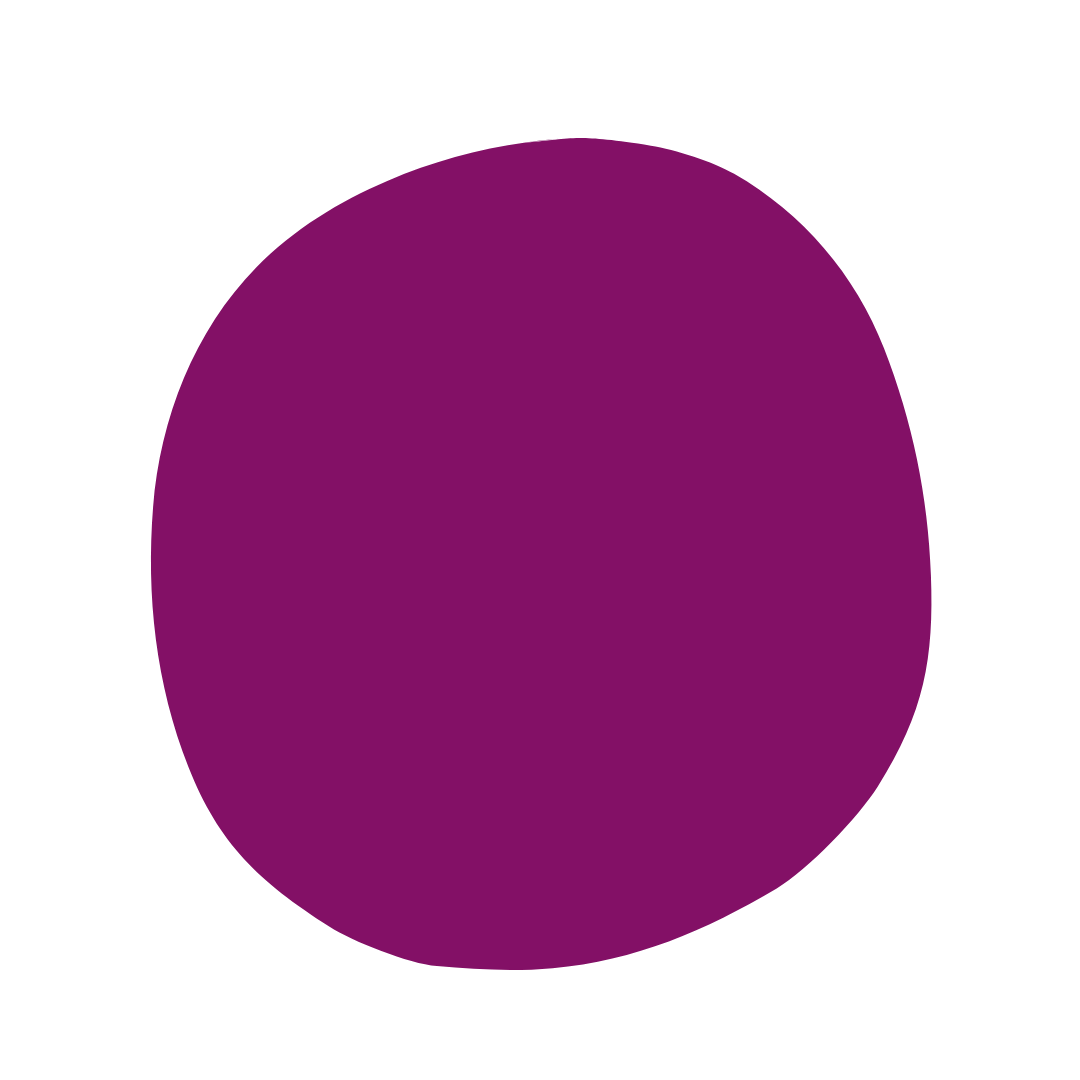 A large purple circle on a black background.