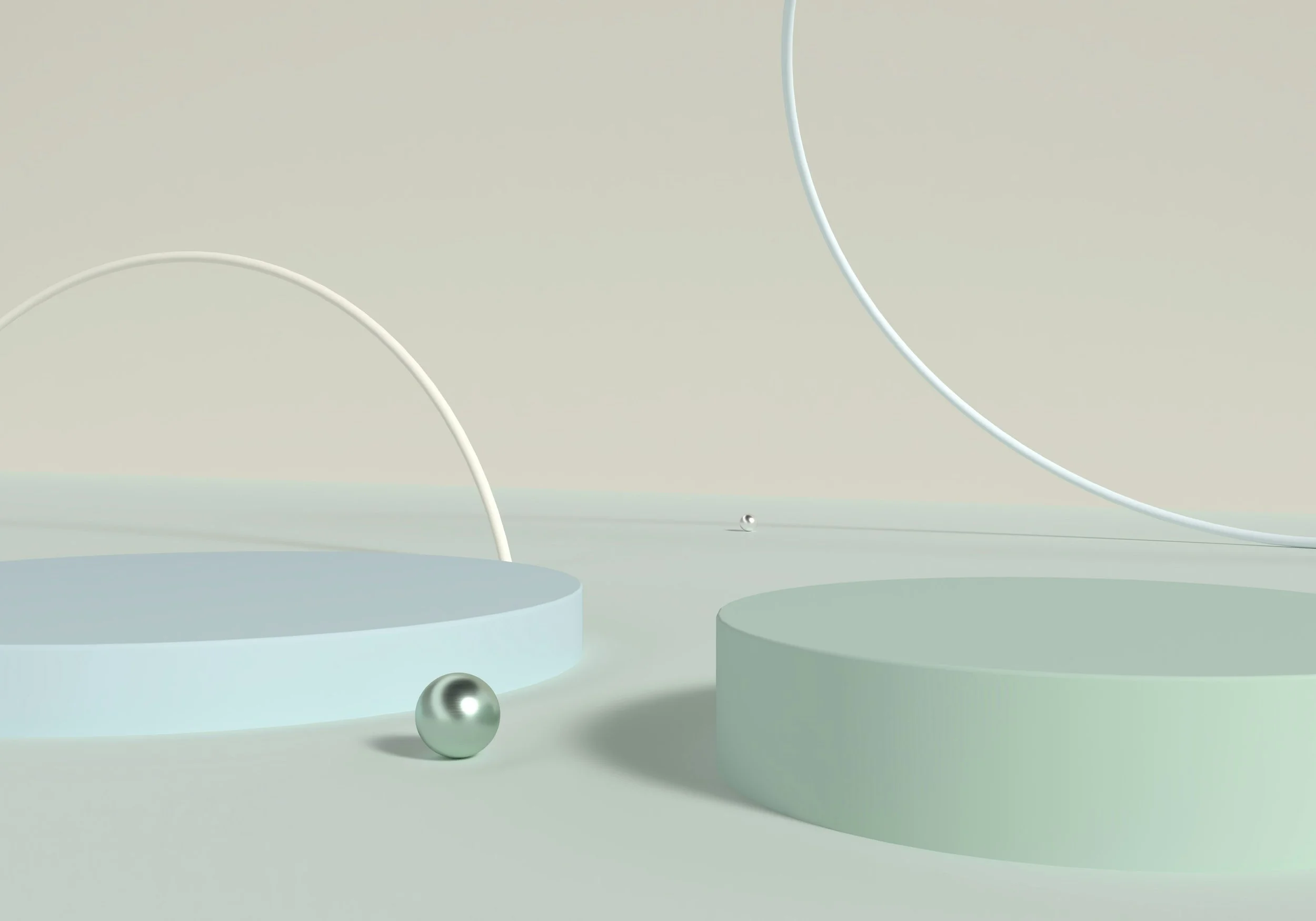Ball against abstract background with different levels